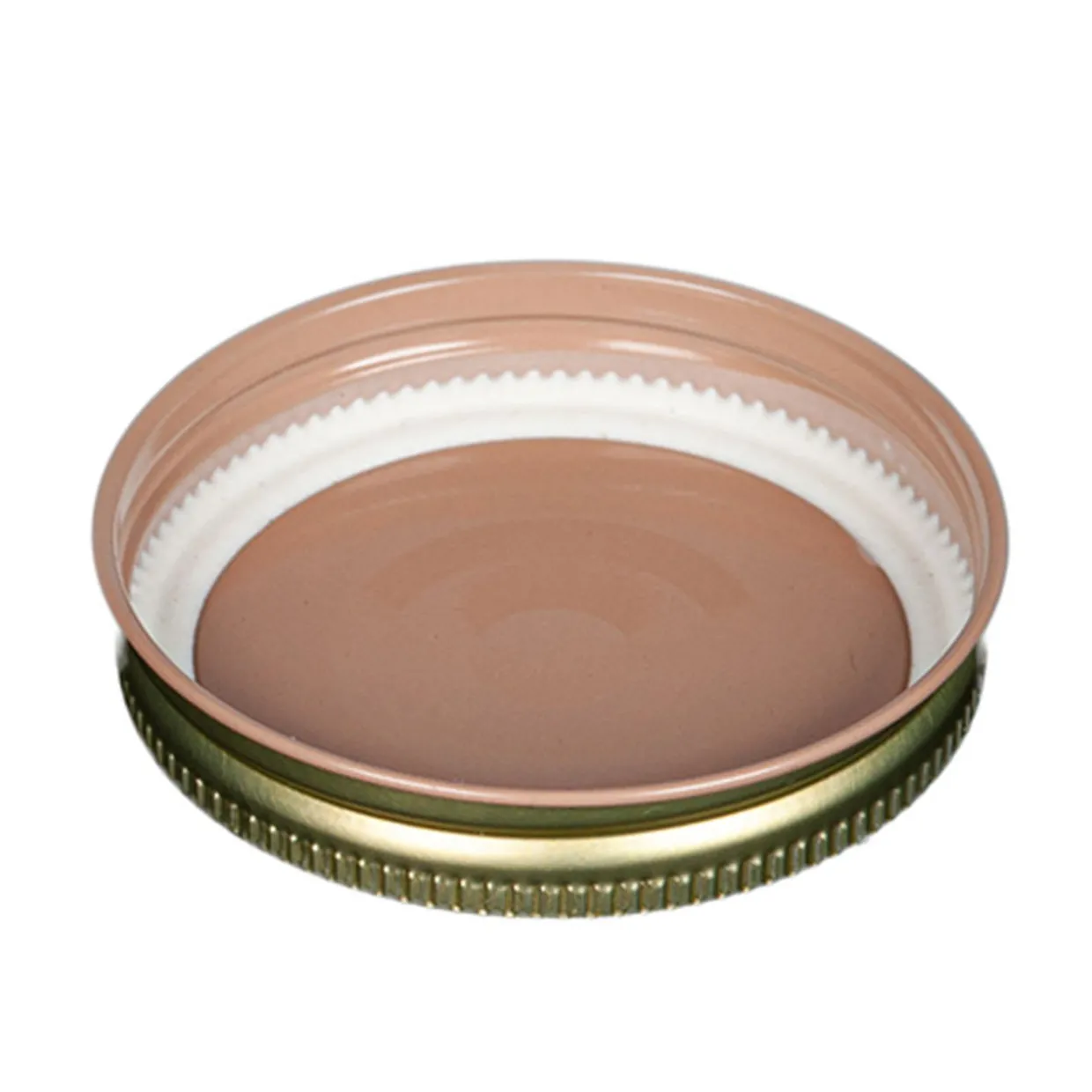 70-450 Gold Metal Button Lid | 12 Pack