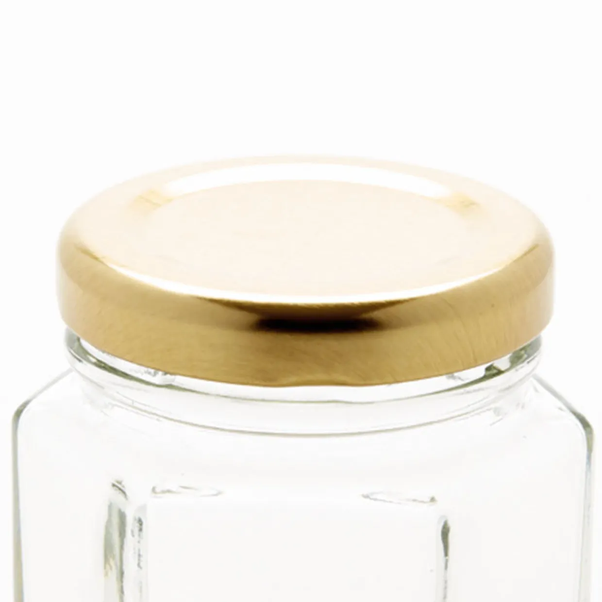Gold 48mm Twist Off Lid | 12 Pack