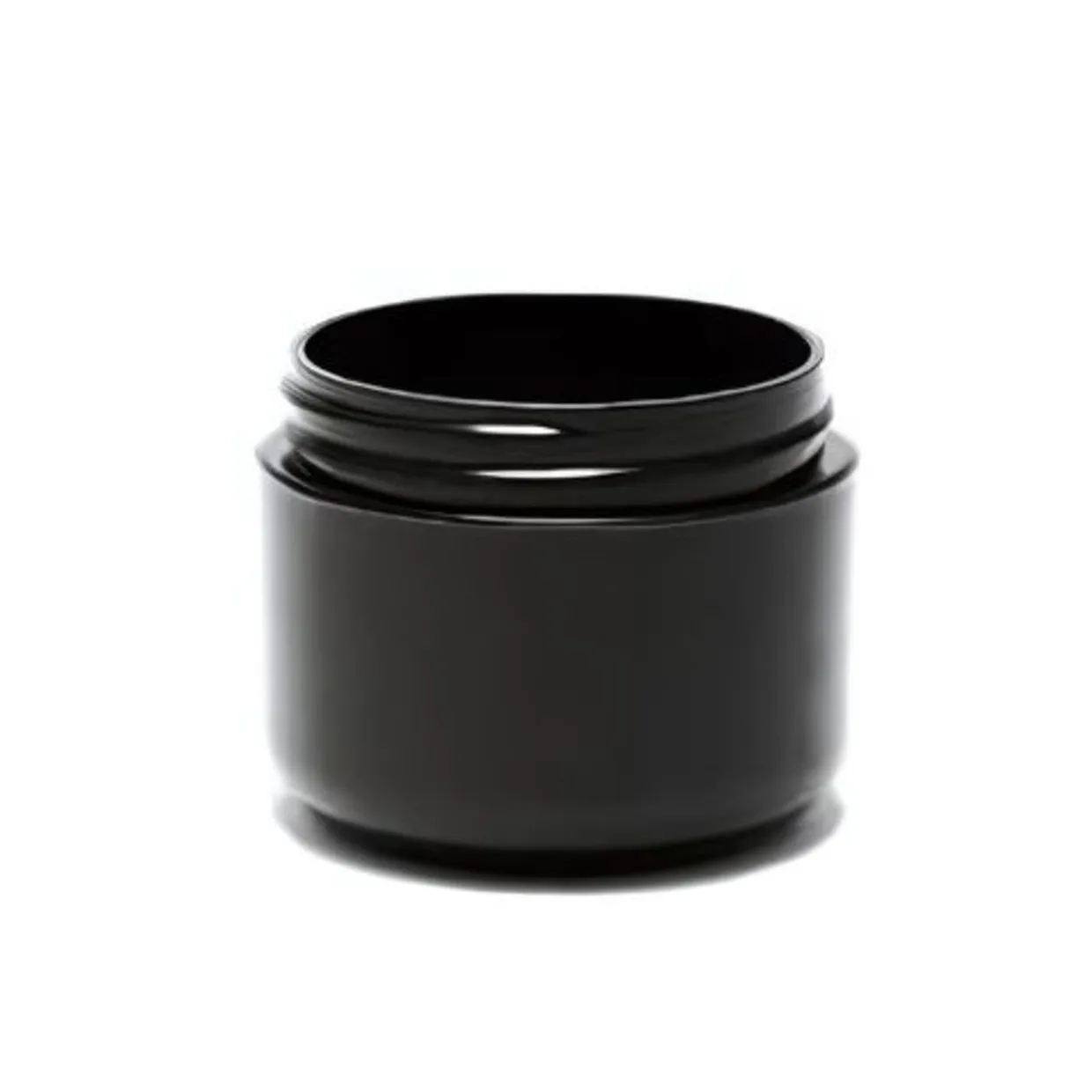 8 Oz Black Double Wall Jar Straight Base 89-400 | 36 Pack