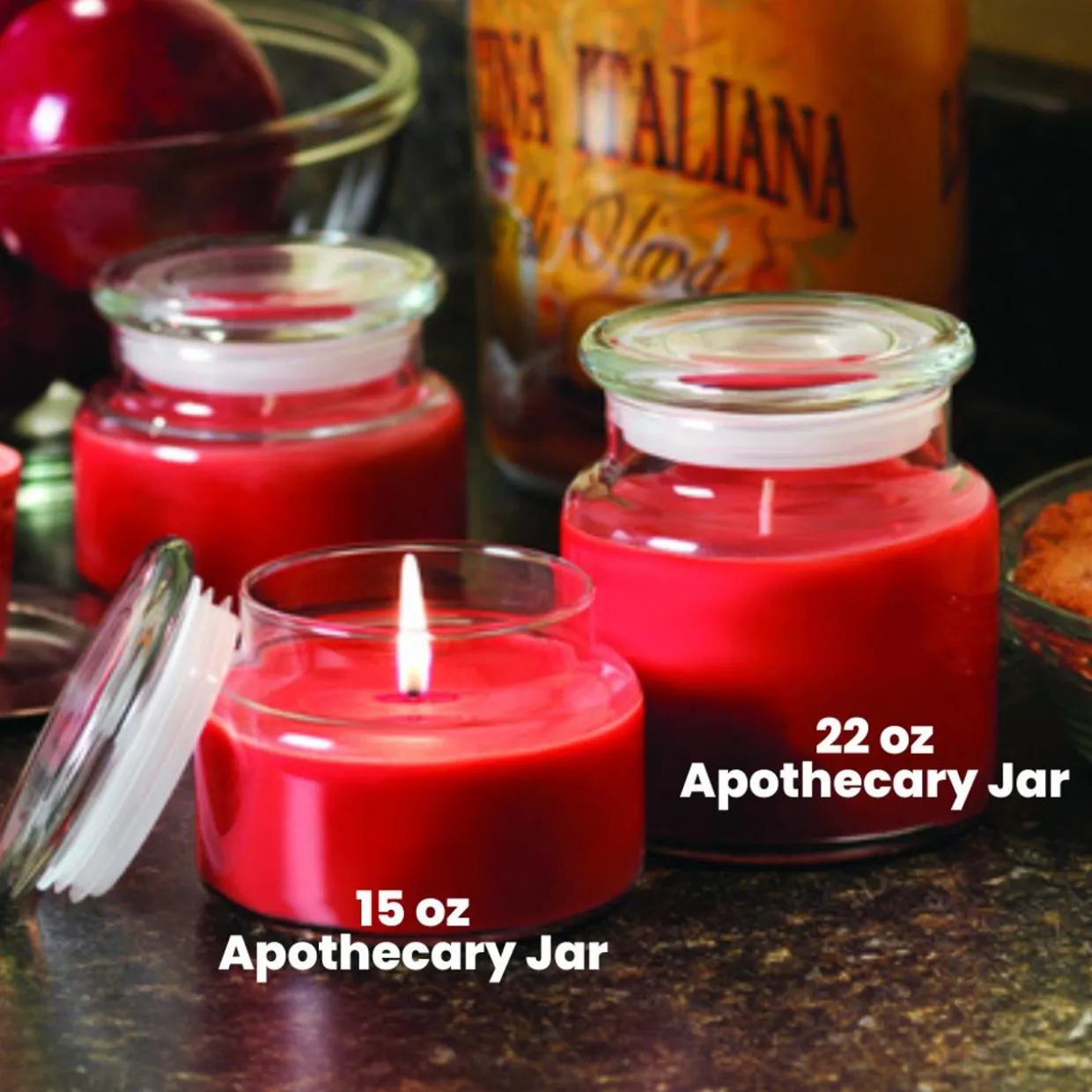 22 Oz Libbey Classic Apothecary Storage Jar | 12 Pack