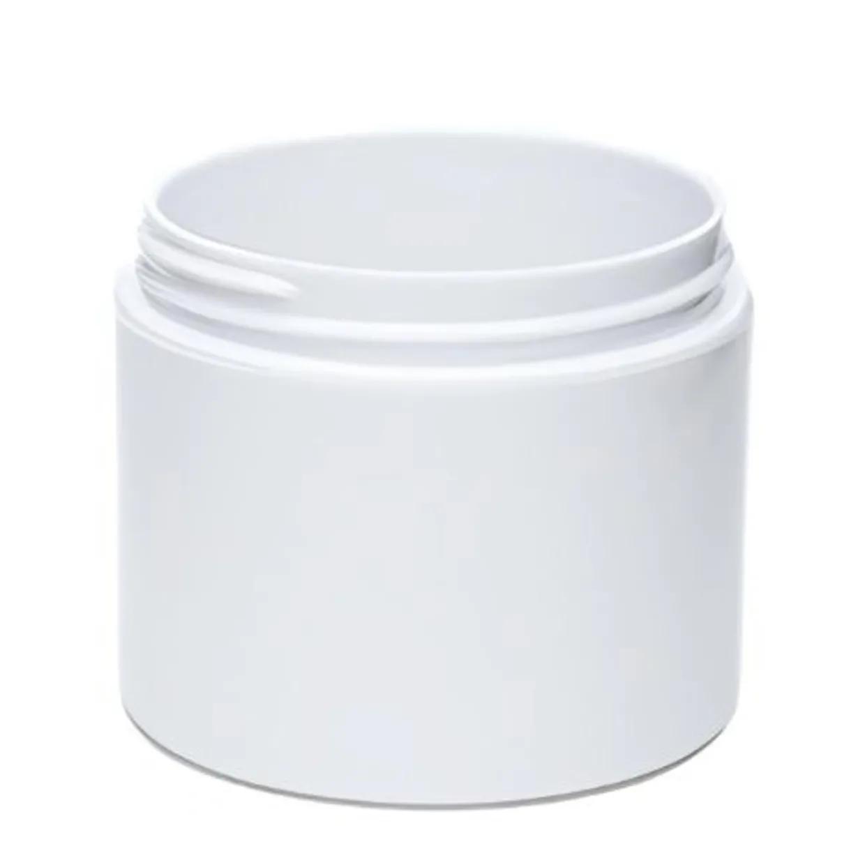 8 Oz White Double Wall Jar Straight Base 89-400 | 36 Pack