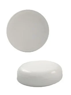White 89-400 Dome Cap With Liner | 36 Pack