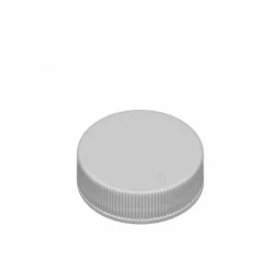33-400 White Polypropylene Cap With Liner | 12 Pack