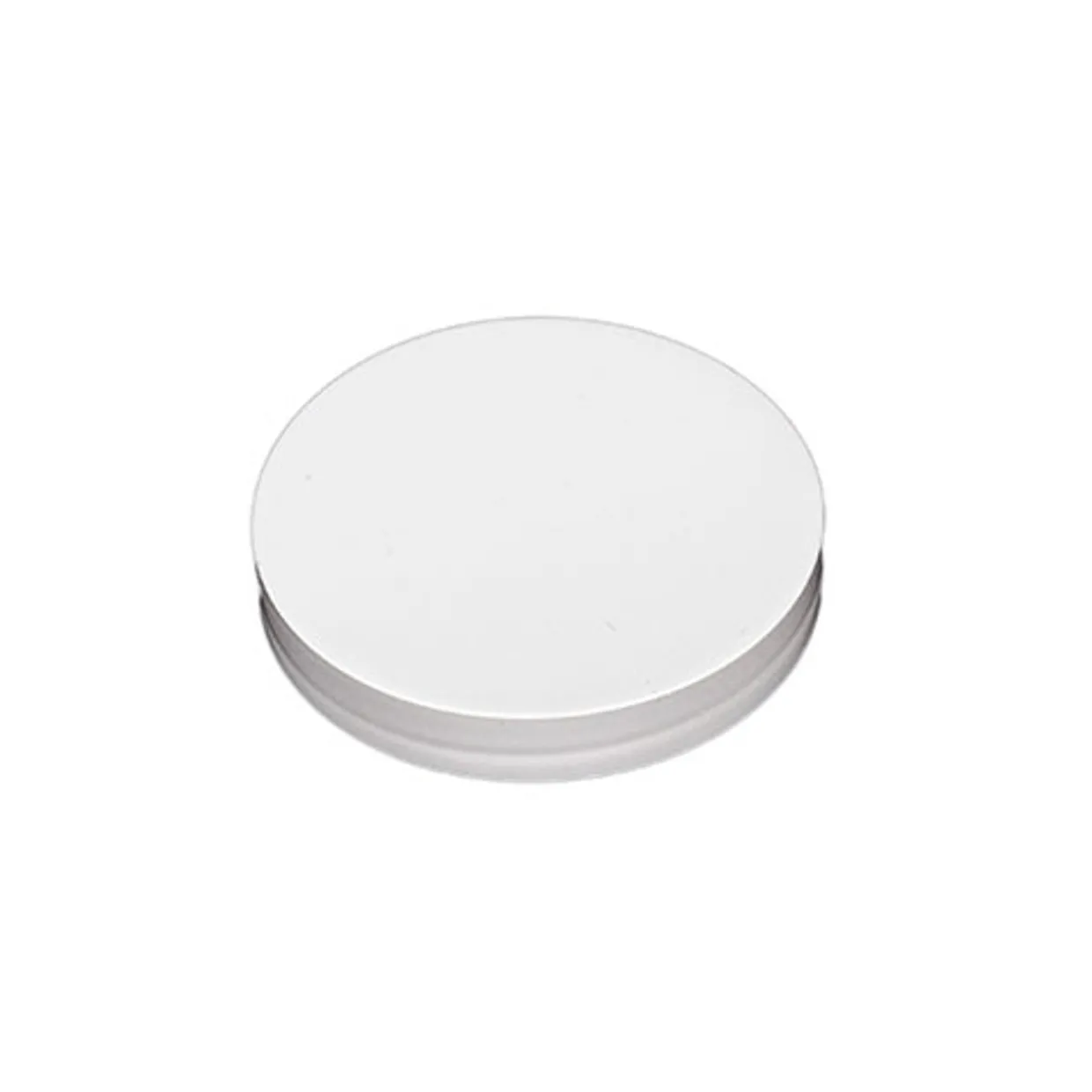 White 70-400 Smooth Side Cap With Liner | 36 Pack