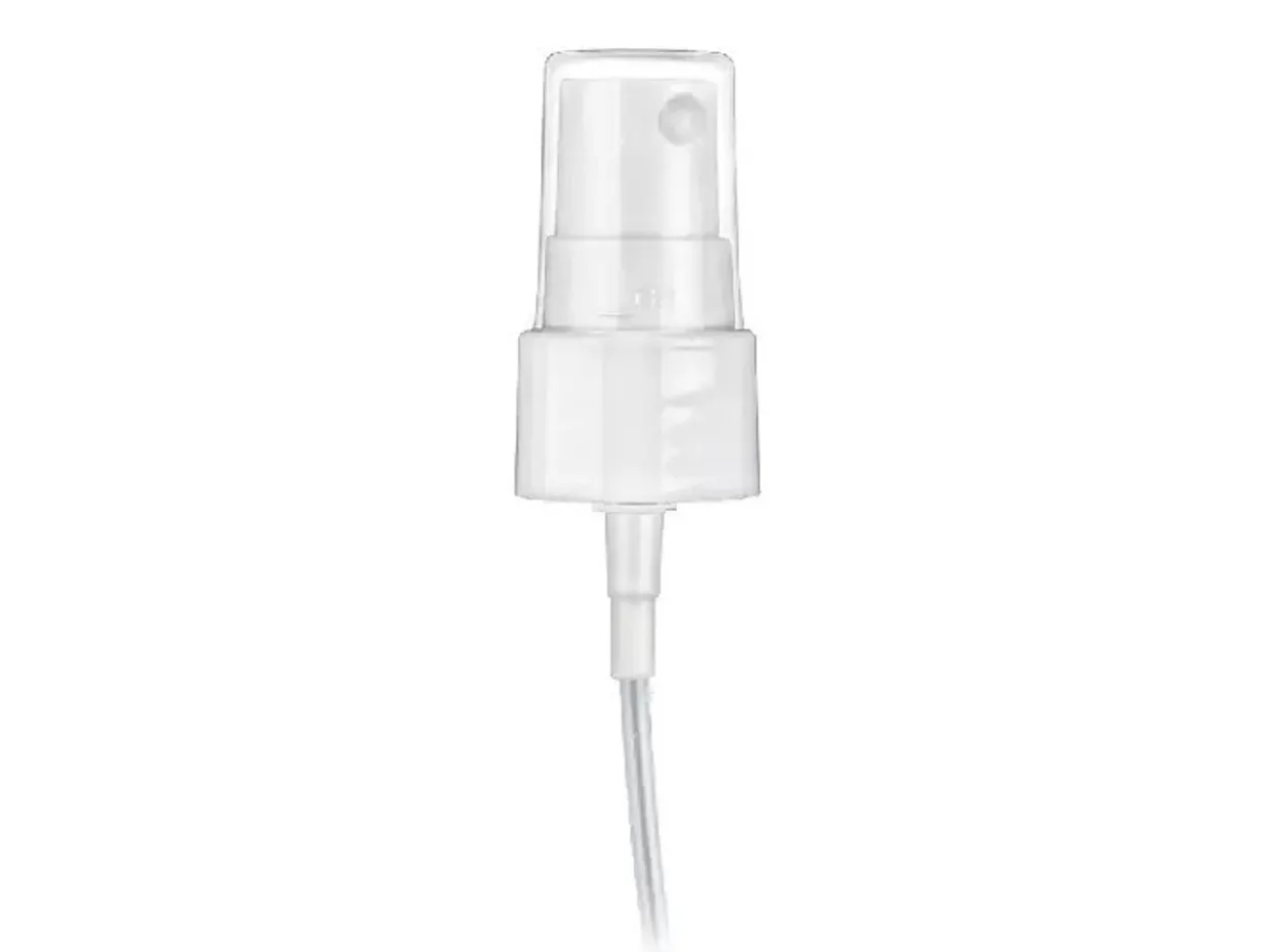 20-410 White Smooth Sided Fine Mist Sprayer With 3-5/16" Dip Tube | 36 Pack